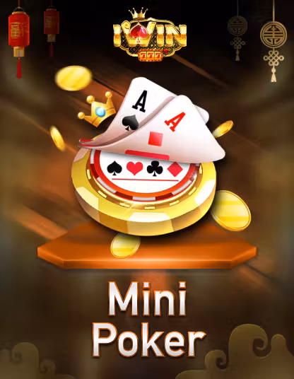 Mini Poker iWin - Arte do Jogo